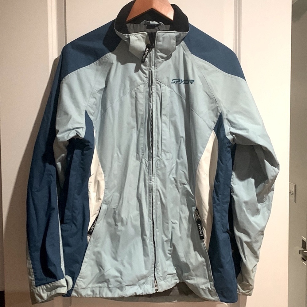 “Spyder” Woman’s Blue & White Jacket Size 10